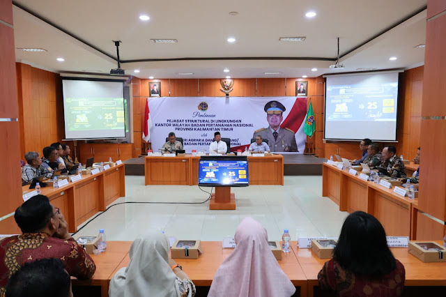 Menteri ATR/BPN Nusron Wahid Dorong Transformasi Layanan Pertanahan Modern dan Berintegritas di Kaltim