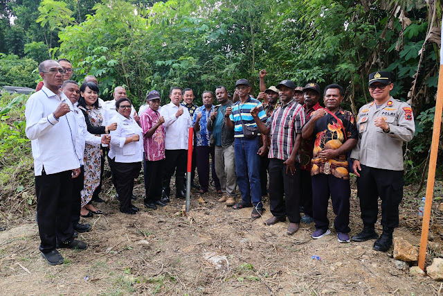 Menteri ATR/BPN Nusron Wahid Tinjau GEMAPATAS Tanah Ulayat di Skouw Yambe, Dorong Percepatan Pencatatan Hak Komunal