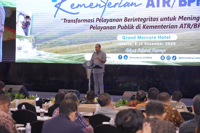 Rakernas ATR/BPN 2025 Tekankan Integritas, Wamen Hukum: Fondasi Pemerintahan Bersih