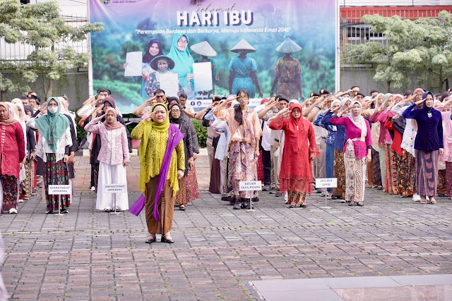 Hari Ibu ke-97 di Kementerian ATR/BPN: Dorong Peran Perempuan Menuju Indonesia Emas 2045