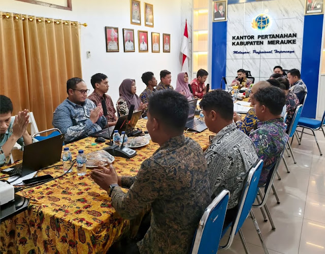 Kantor Pertanahan Merauke Bedah DIPA dan Perencanaan PTSL 2026