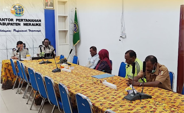 Kantor Pertanahan Merauke Fasilitasi Mediasi Sengketa Tanah demi Solusi Damai dan Berkepastian Hukum