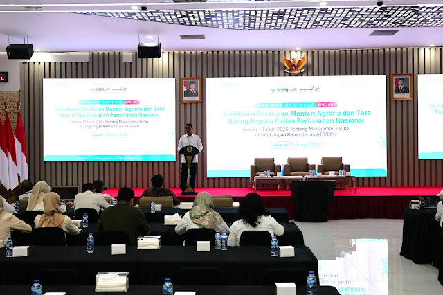ATR/BPN Terapkan Permen Manajemen Risiko 2026 untuk Perkuat Layanan Publik