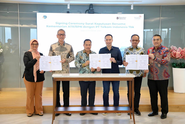 ATR/BPN dan Telkom Bentuk Satgas Percepatan Legalisasi Aset Tanah 2026