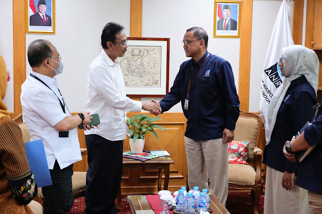 Sekjen ATR/BPN dan ANRI Bahas Penguatan Arsip Pertanahan di Era Digital