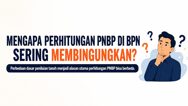 Mengapa perhitungan PNBP di BPN sering membingungkan?