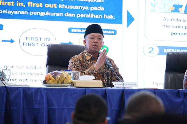 Menteri Nusron Dorong Transformasi Pelayanan ATR/BPN, Fokus pada Layanan Cepat dan Berorientasi Masyarakat