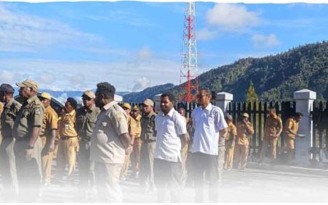 Kantor Pertanahan Puncak Jaya Ikuti Apel Bersama Pemda dan Instansi Vertikal