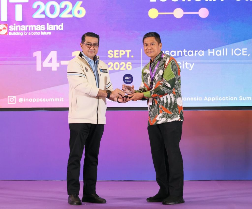 Kementerian ATR/BPN menerima IN-Apps Digital Award 2026 melalui aplikasi Sentuh Tanahku