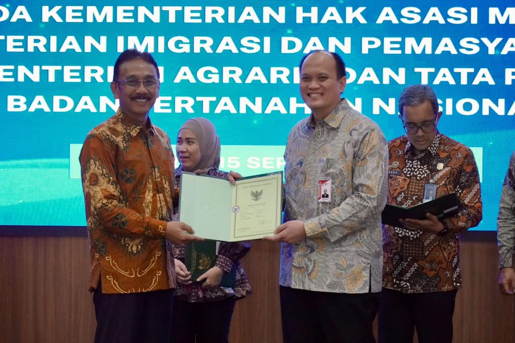 Kementerian ATR/BPN menerima barang rampasan negara dari KPK senilai Rp763,1 juta