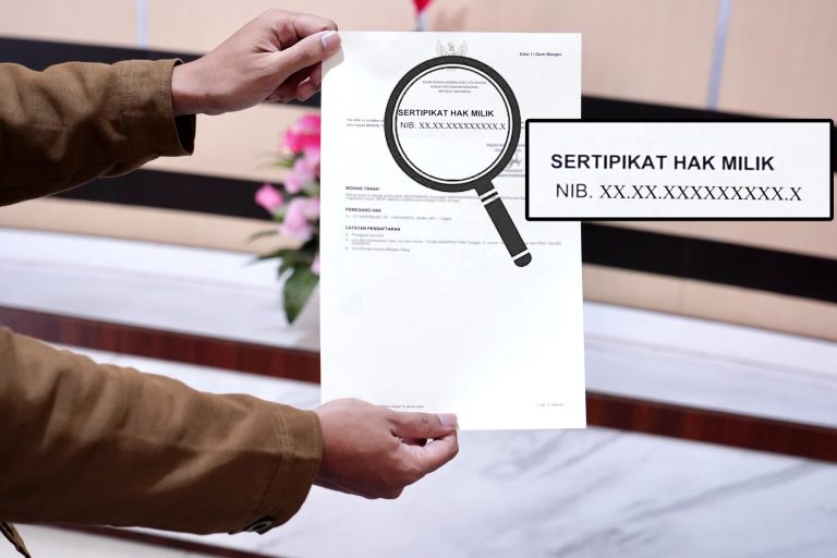 NIB-El 14 digit pada Sertipikat Elektronik