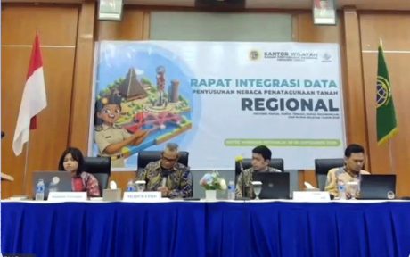 BPN Puncak Jaya mengikuti Rapat Integrasi Data Neraca Penatagunaan Tanah Regional Papua
